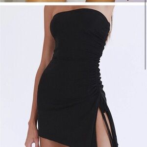 Princess Polly Black Strapless Dress